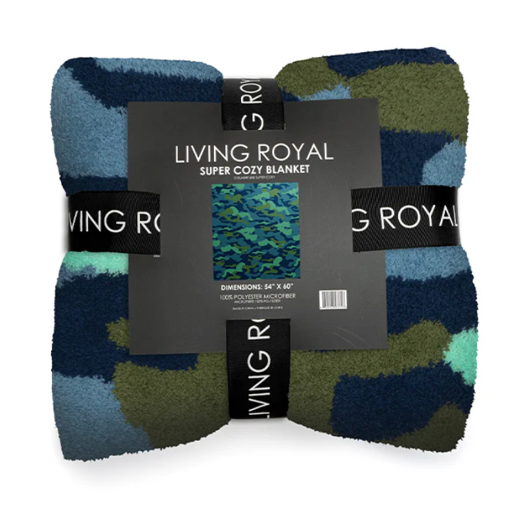 Living Royal Blanket – Camo – 54" x 60"