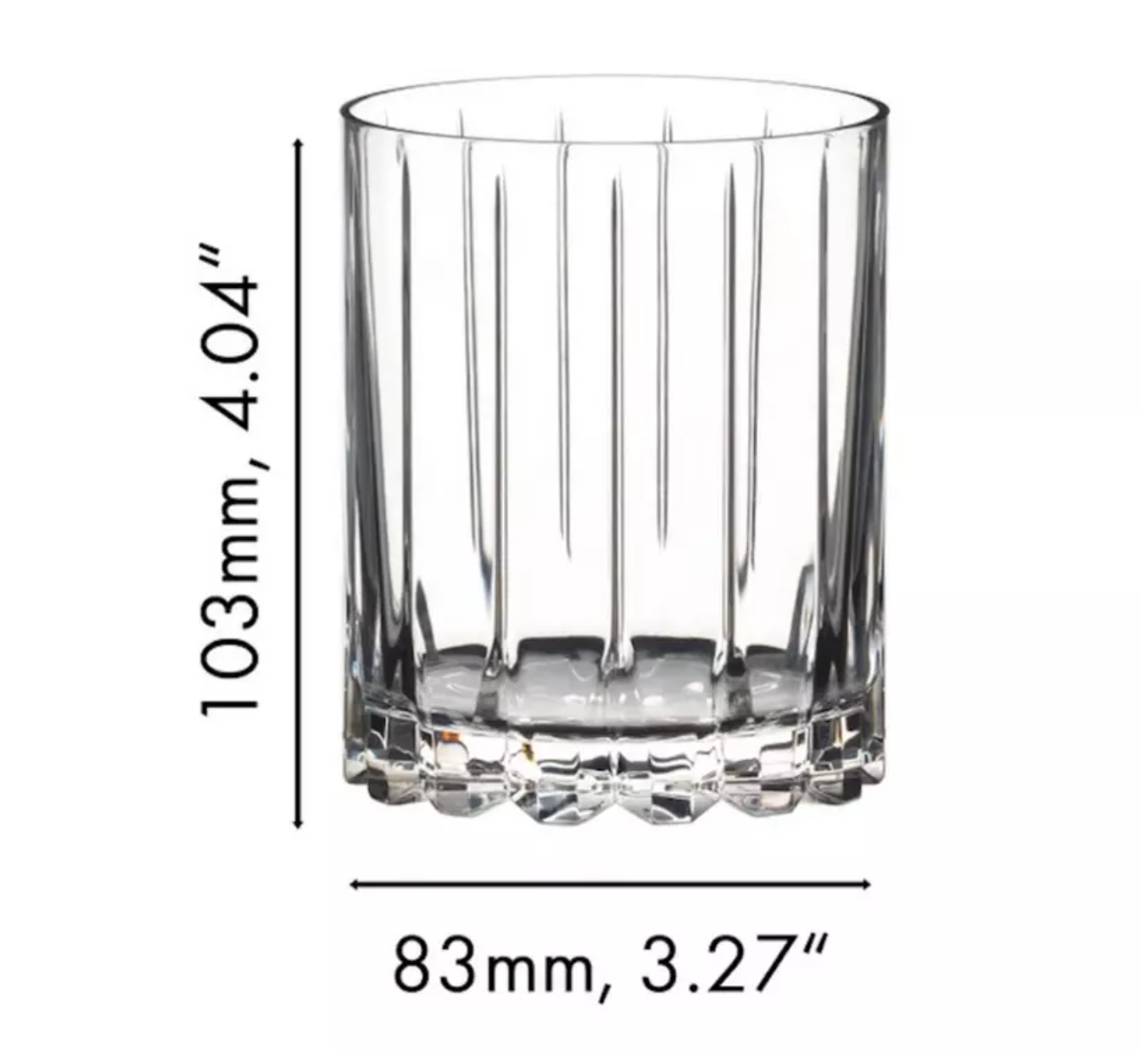 Riedel Drink Specific Collection – Double Rocks Glasses – Set of 2 – 13oz
