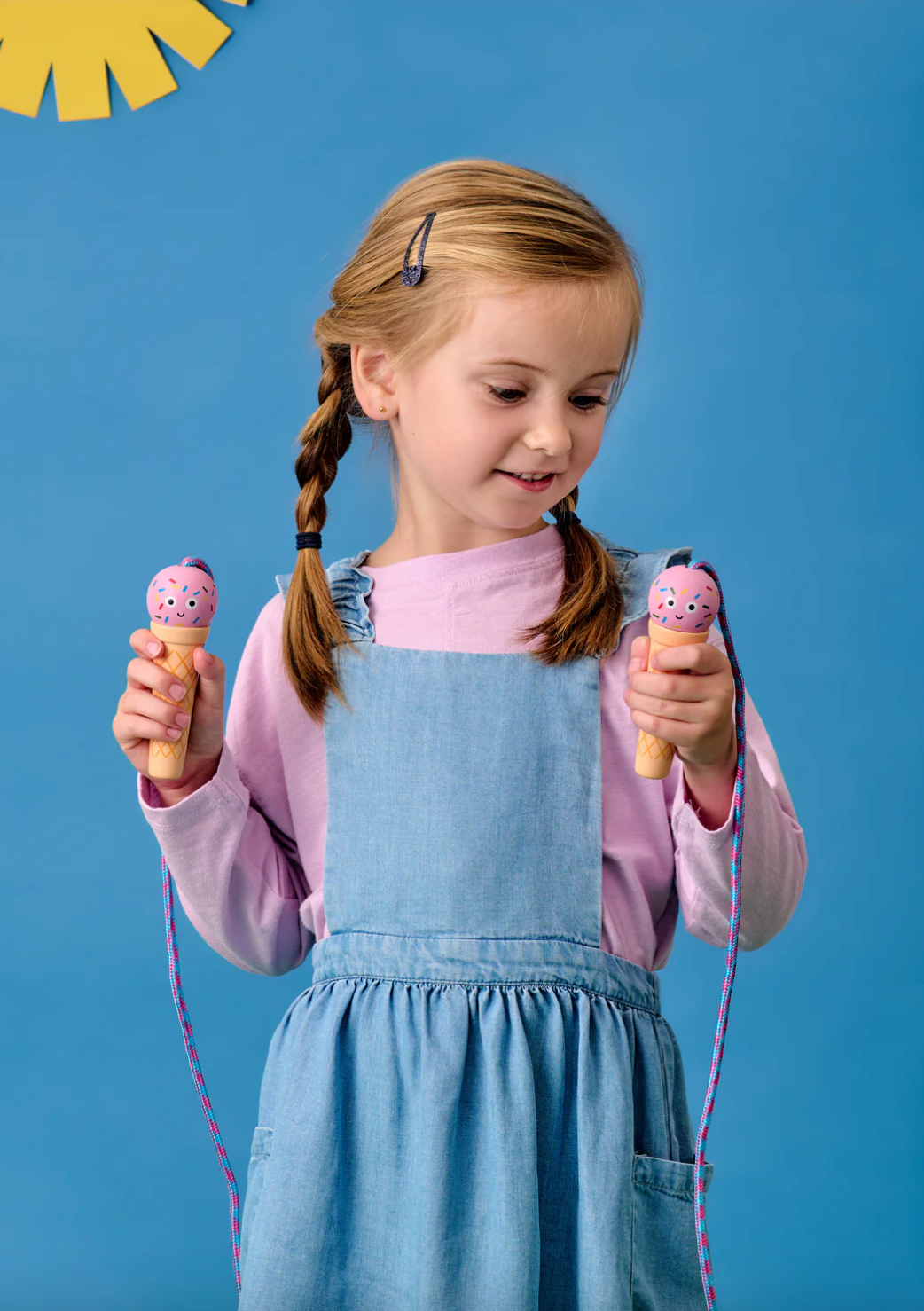 Double Scoops of Ice Cream Kids Jump Rope – 2.25" x 5"