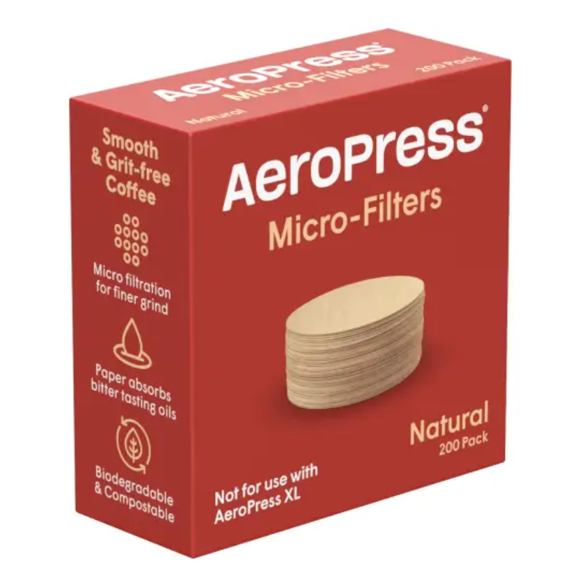 AeroPress Natural Coffee Filters – 200 Pack