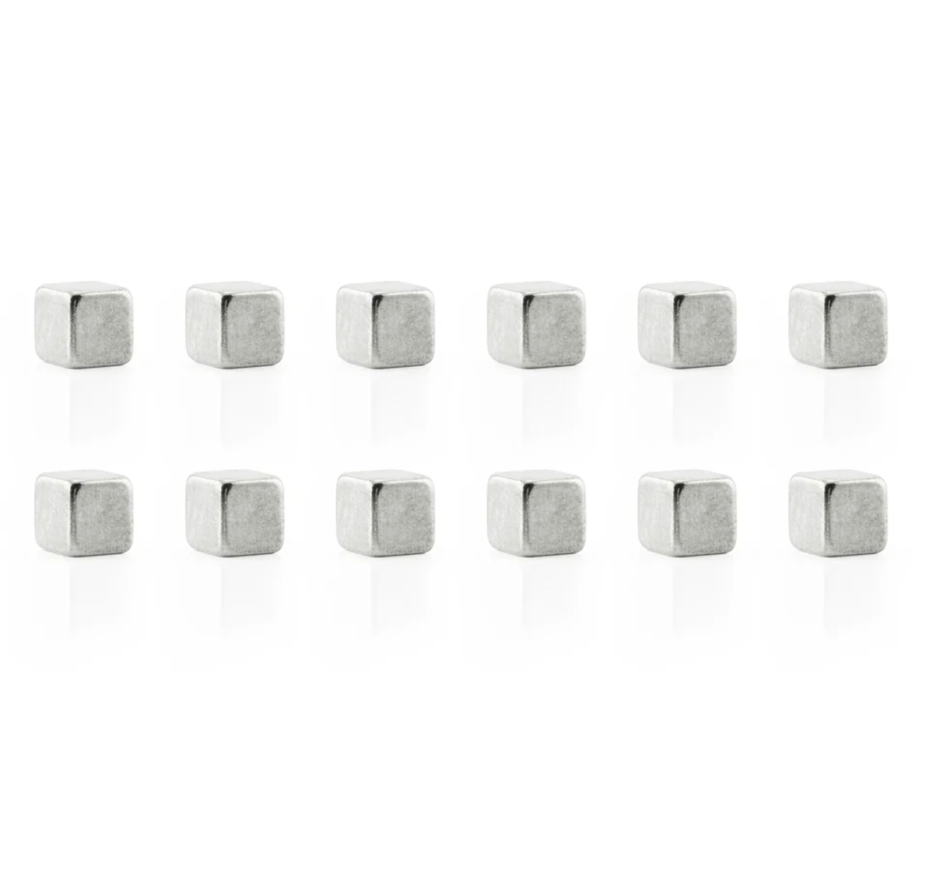 Small But Mighty Magnetic Magic in a Cube – Silver – Pack of 12