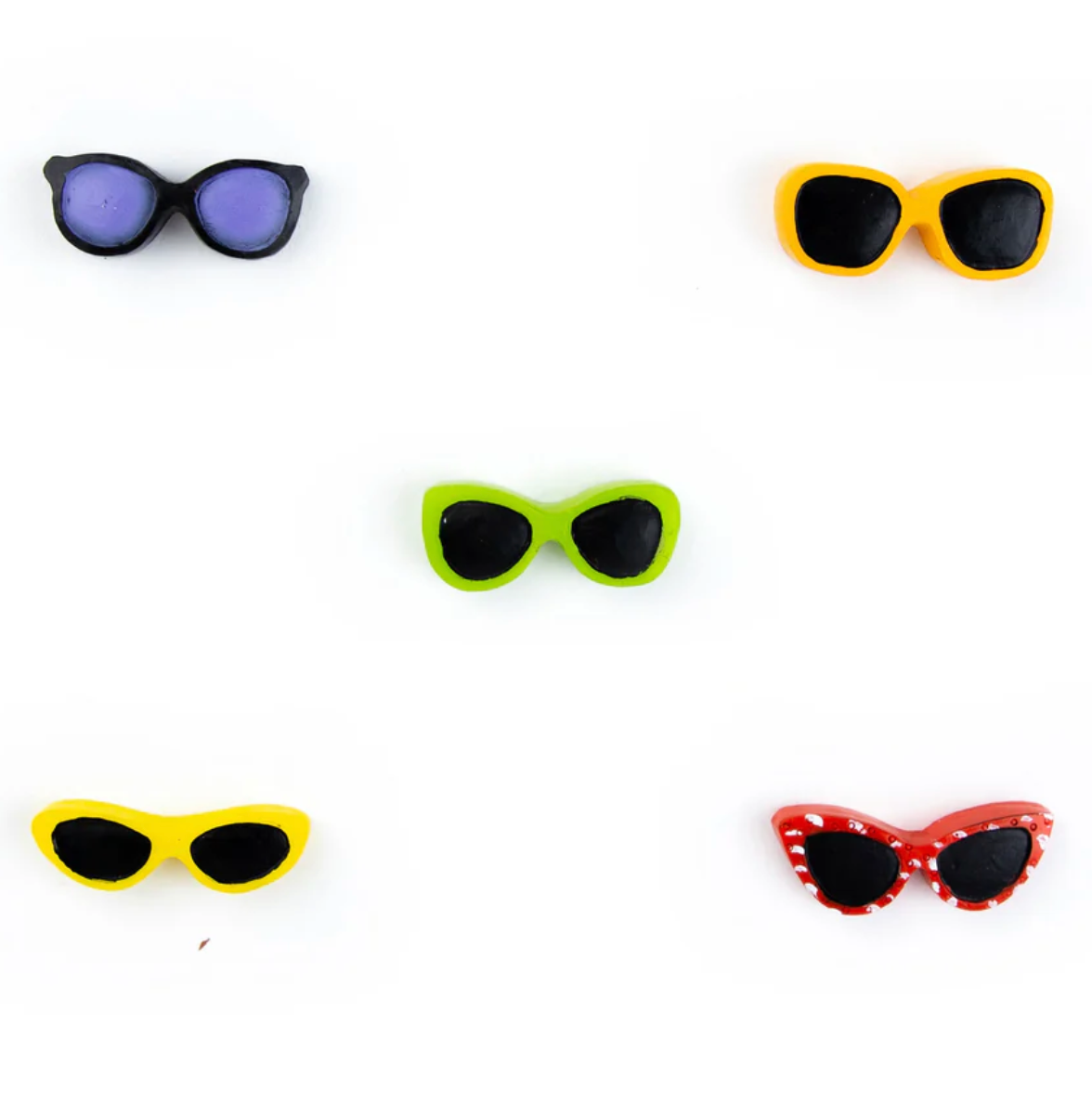 Colorful Sunglass Magnets – Pack of 5
