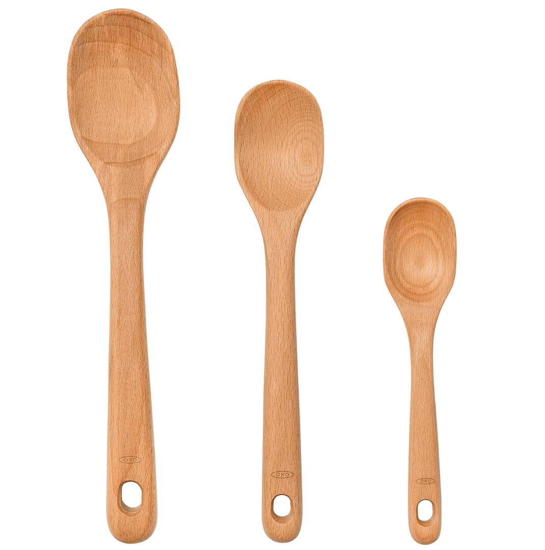 OXO Good Grips Wooden Spoon Set – 3-Piece