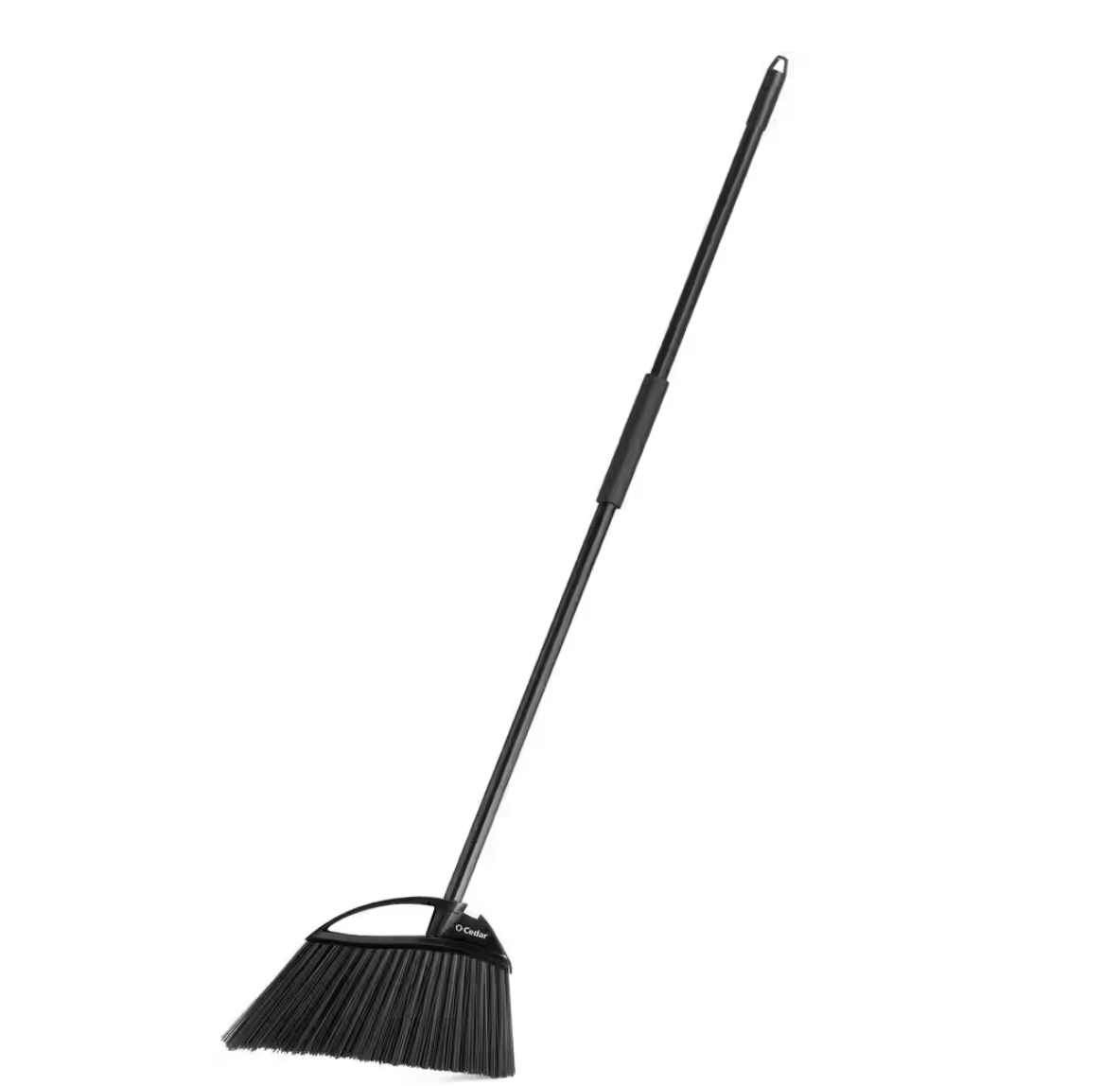 O-Cedar PowerCorner Outdoor Broom – Black/Grey – 14"