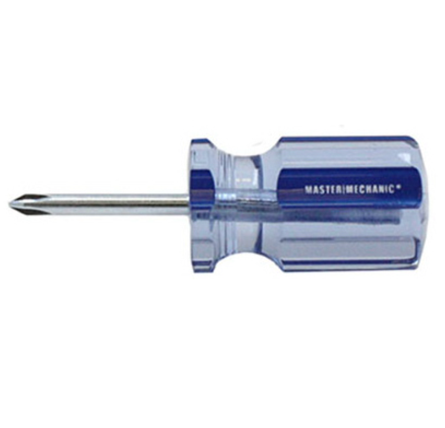 Round Phillips Stubby Screwdriver No. 2.5 x 1.5"