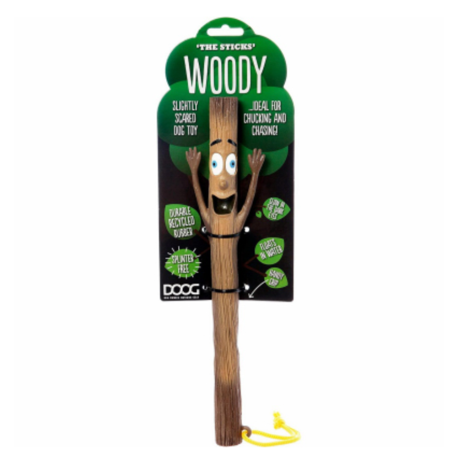 Woody Rubber Stick Dog Toy – 11"