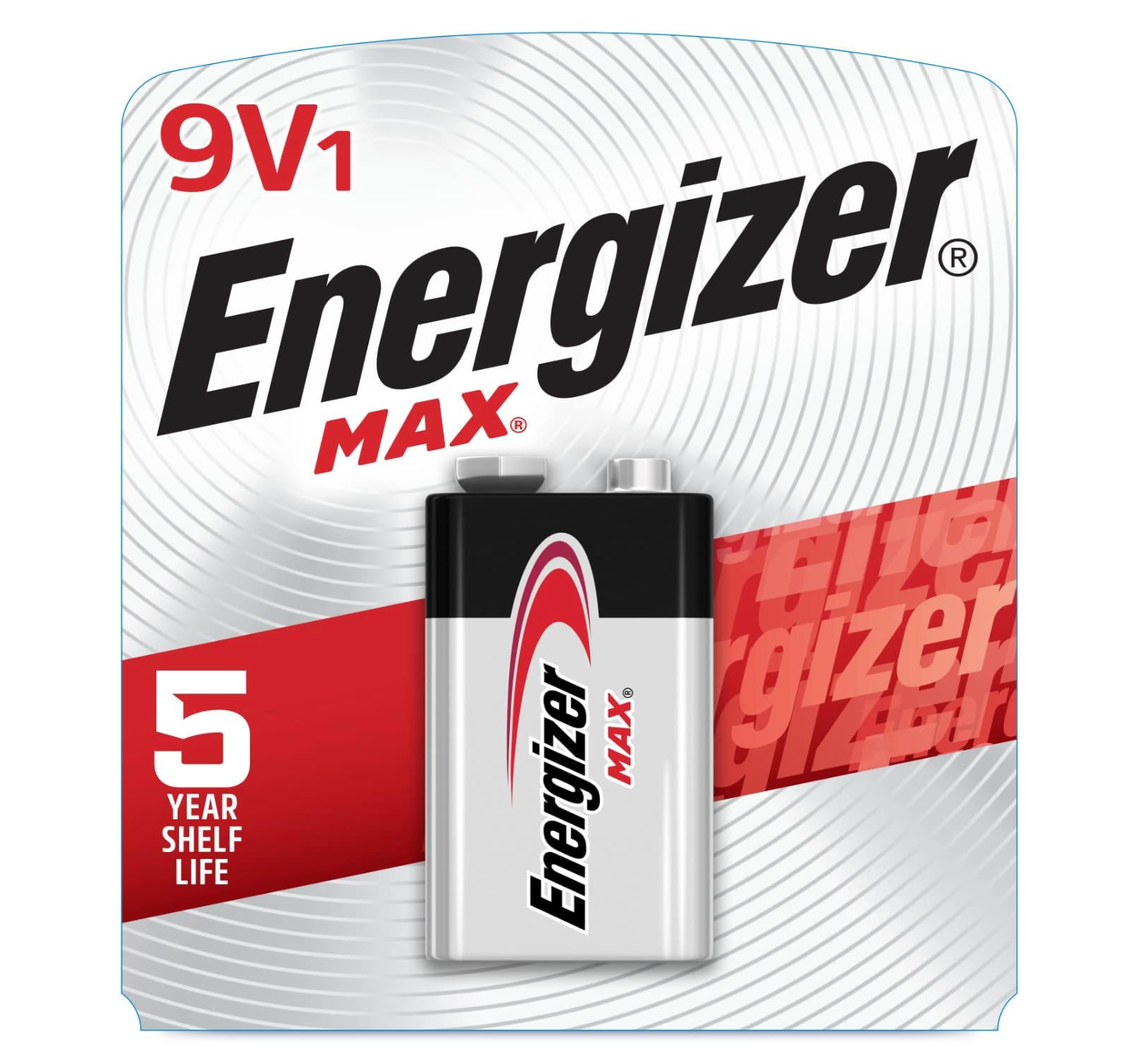 Energizer MAX 9V Alkaline Battery – Single