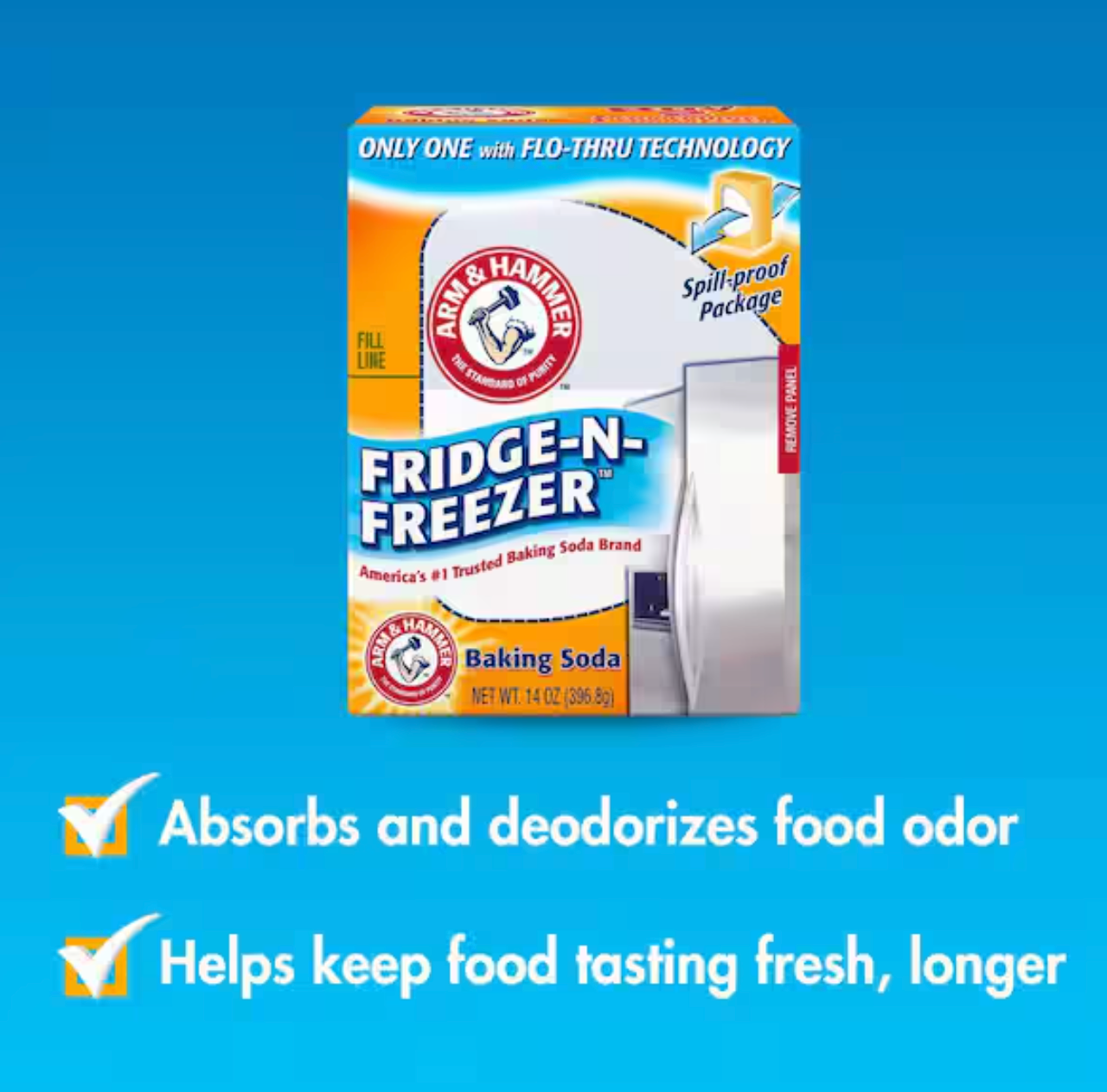 Arm & Hammer Baking Soda Fridge N Freezer – 16 oz.