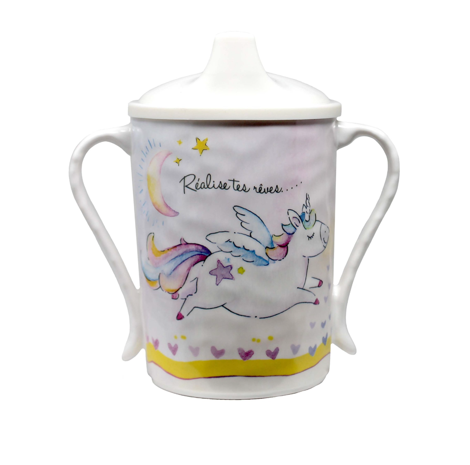 Le Cadeaux Melamine Sippy Cup for Kids – Realize Your Dreams