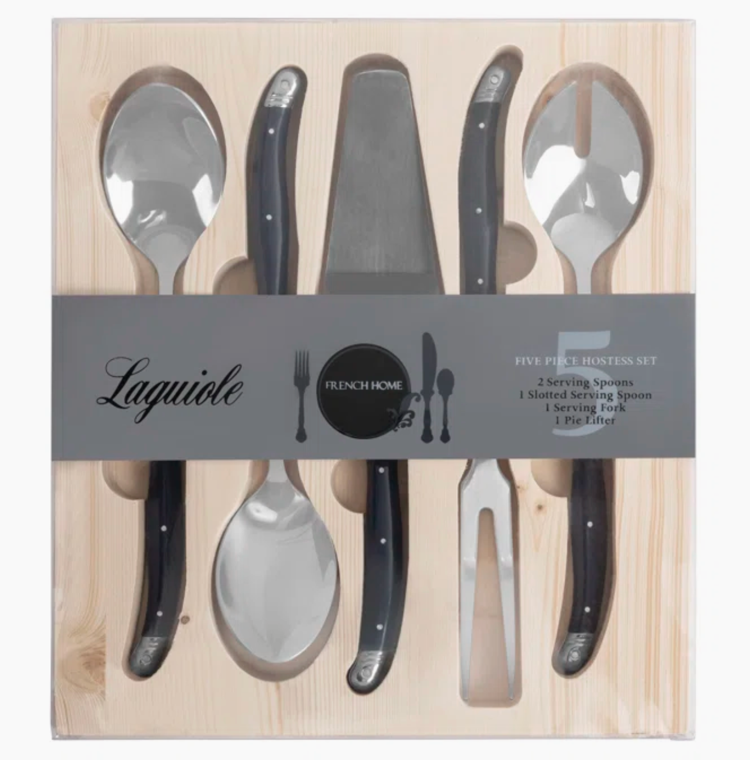 Laguiole 5-Piece Hostess Set - Navy Blue