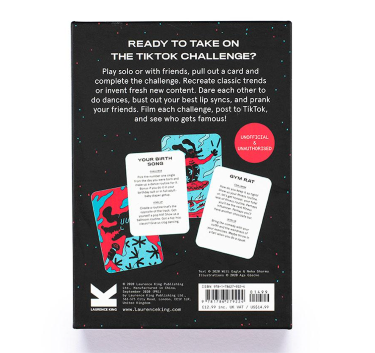 Tiktok Challenge Card Game