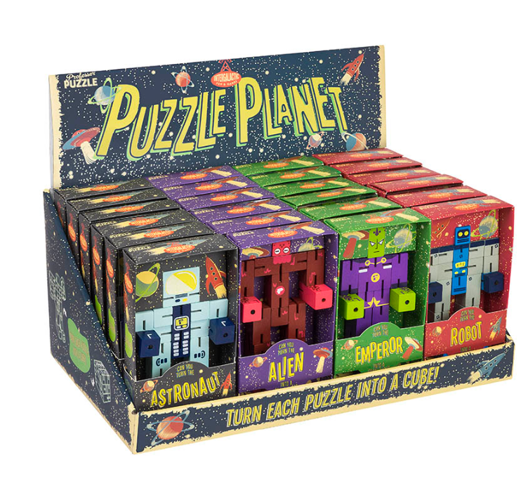 Puzzle Planet Wood Figure Puzzles  – Assorted – Each Sold Separately