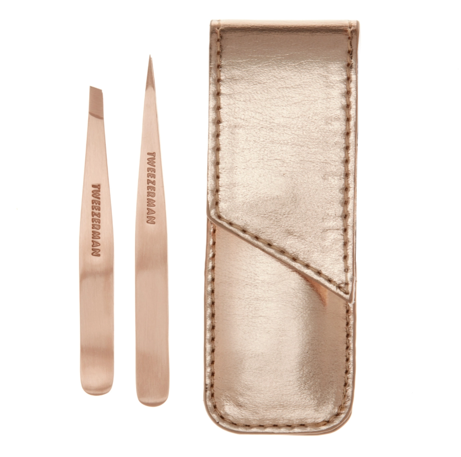 Tweezerman Petite Tweezer Set – Rose Gold