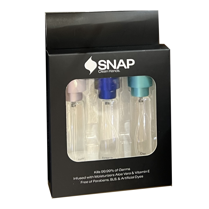 Snap Clean Hands Sanitizer Refills Fragrance Cartridge – Pack of 3