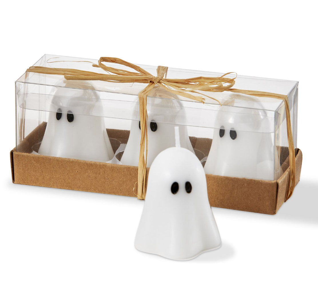 Ghost White Mini Candles – Set of 3