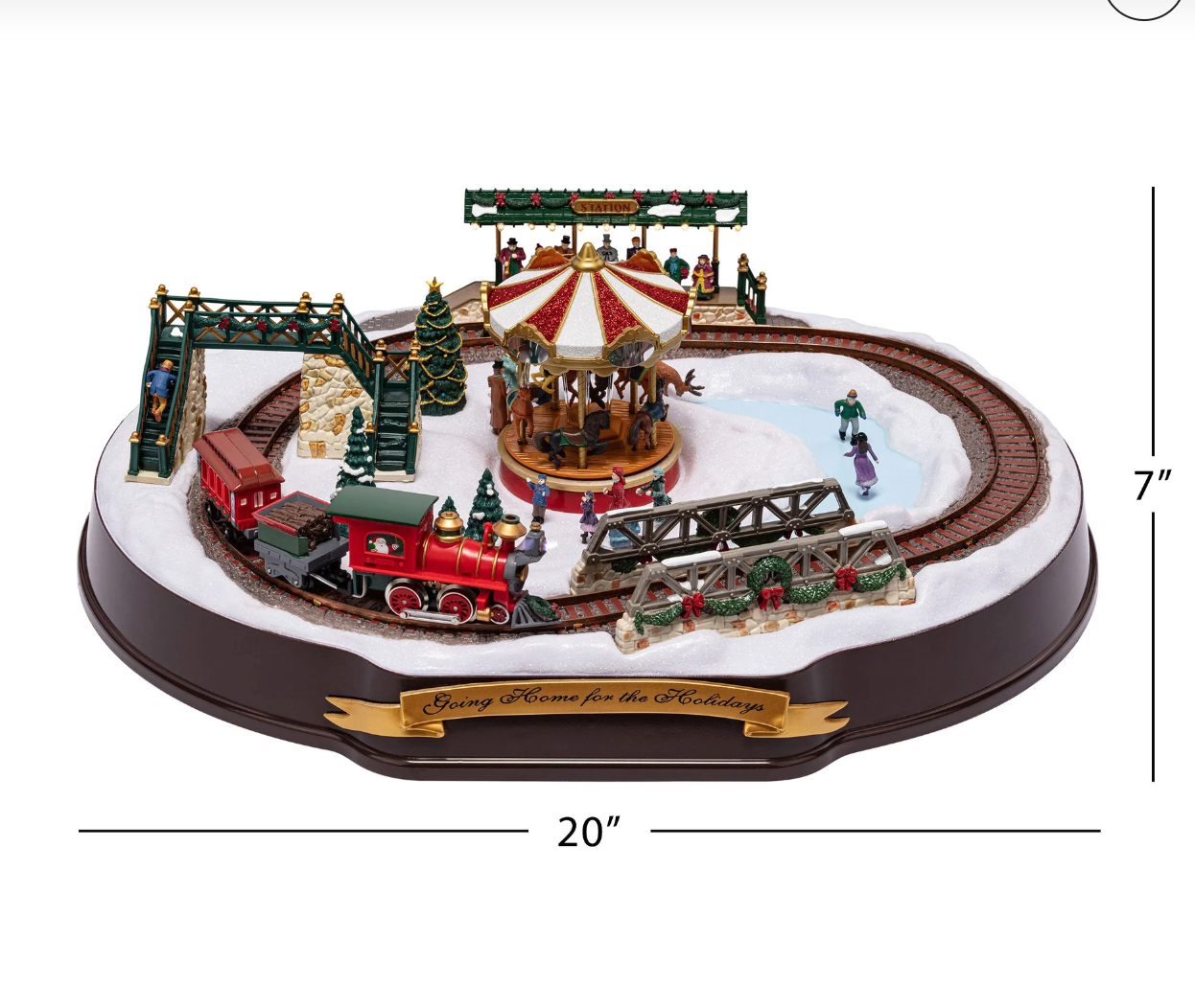 Mr. Christmas 90th Anniversary Animated Winter Wonderland – 20"x 7"