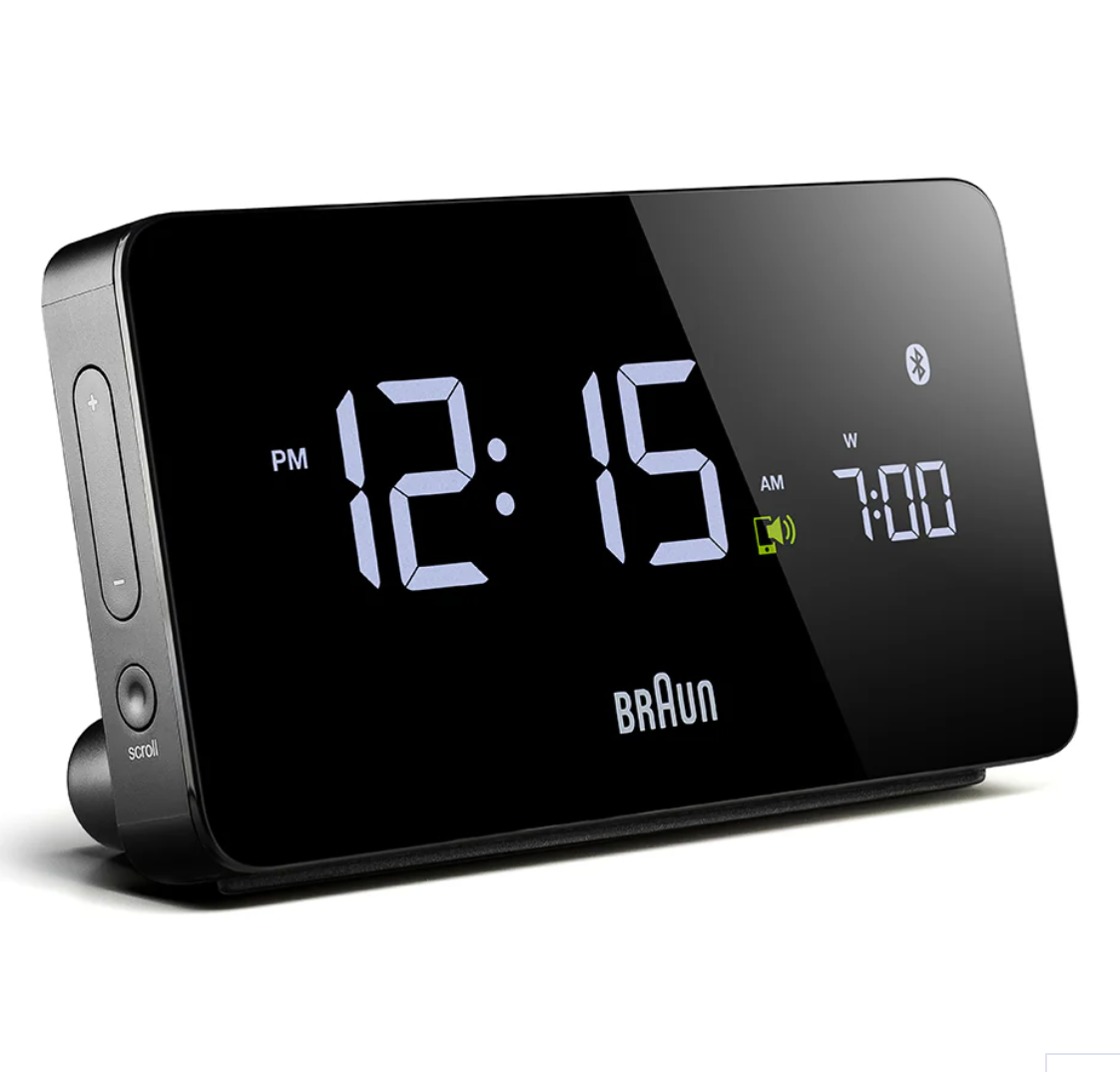 Braun Bluetooth Alarm Clock – Black