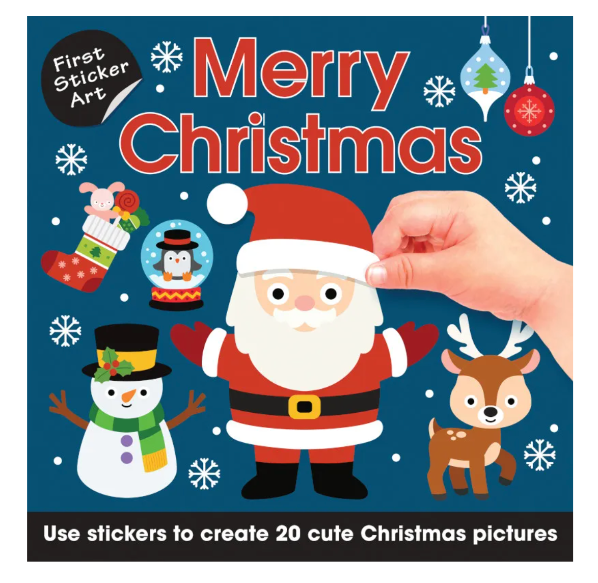 First Sticker Art Book For Kids – Merry Christmas