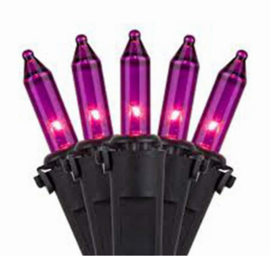 Halloween String Light Set – Dark Purple – 100-Ct.