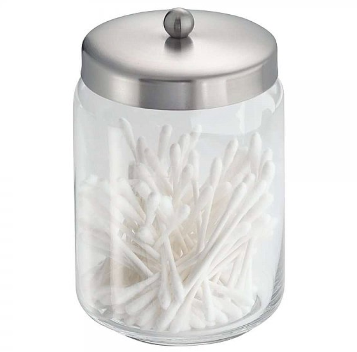 InterDesign Forma Glass Apothecary Jar – Large – Clear