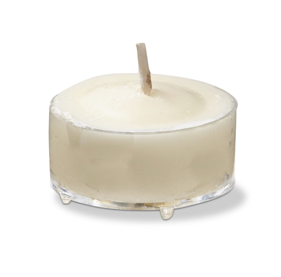 Tag Tea Light Wax Candles – Ivory – 8-Pk.