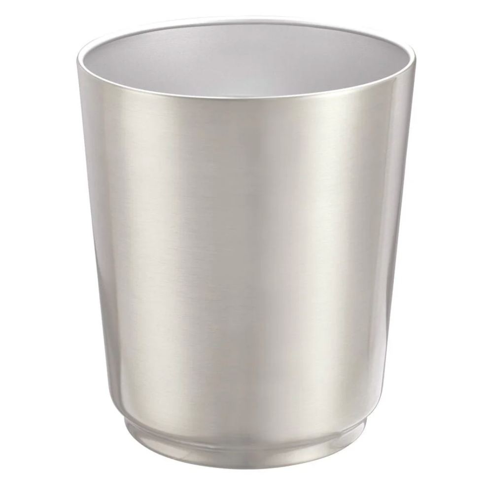 iDesign Austin Small Waste Can – Brushed Stainless