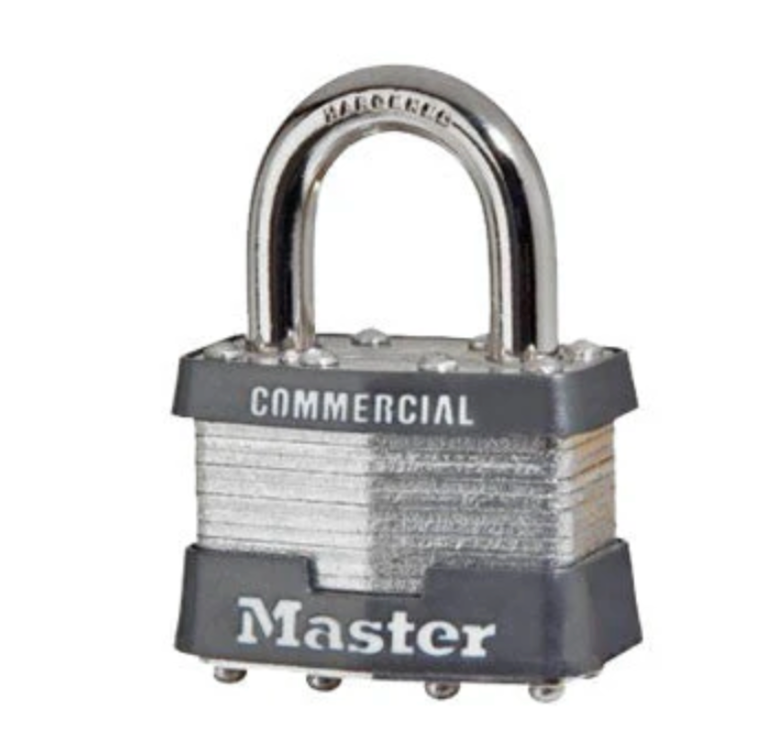 Master Lock Laminated Steel Keyed Padlock – 1.5"