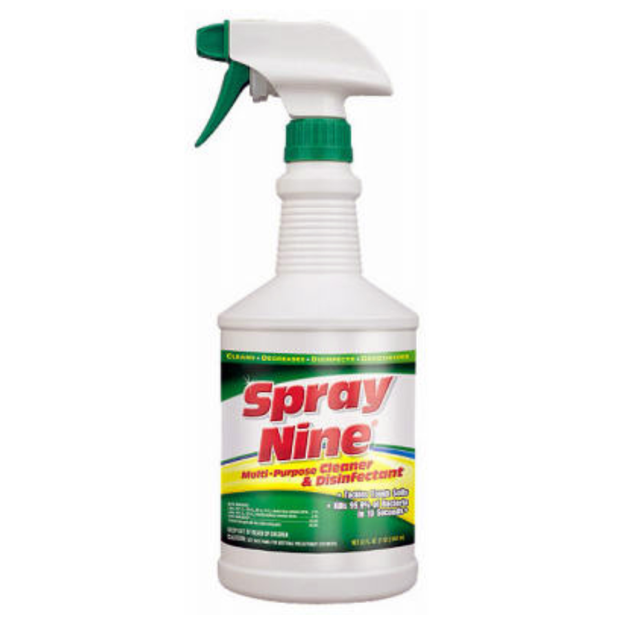 Spray Nine Tough Task Cleaner/Hard-Surface Disinfectant – 32 oz.