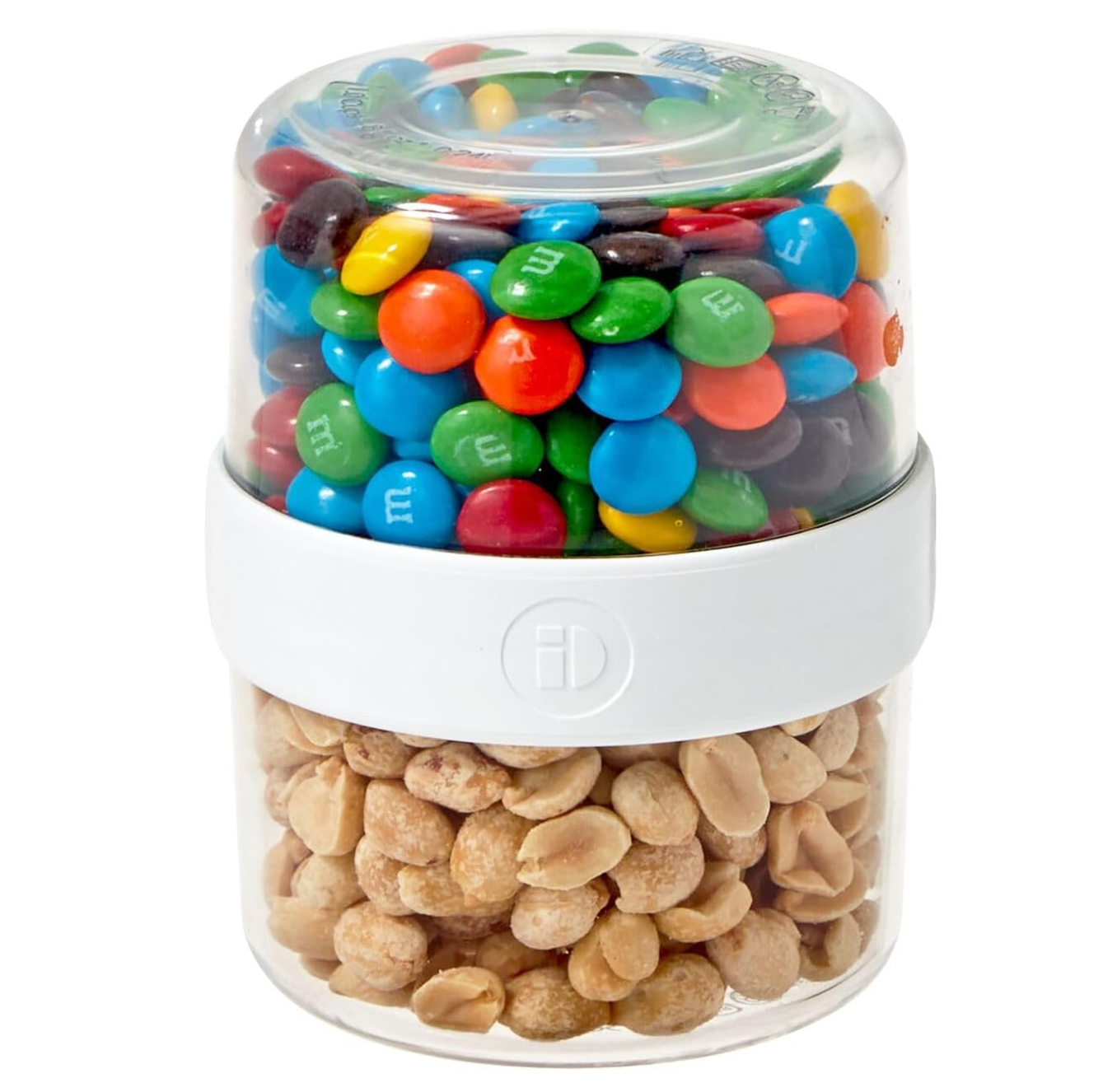 iDesign Recycled Plastic Stack n’ Snack Canister – Small – 3.66” x 3.66” x 4.6"