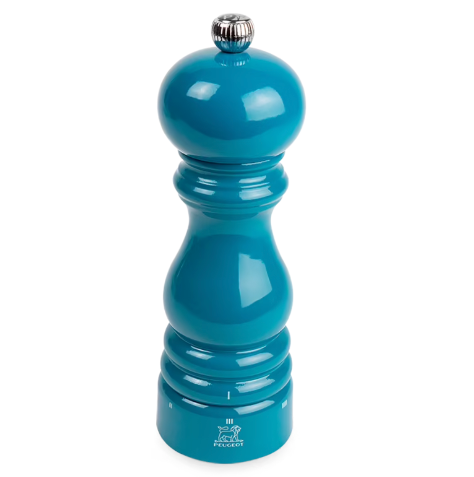 Peugeot Paris u'Select Manual Wooden Pepper Mill – Pacific Blue Gloss – 7"
