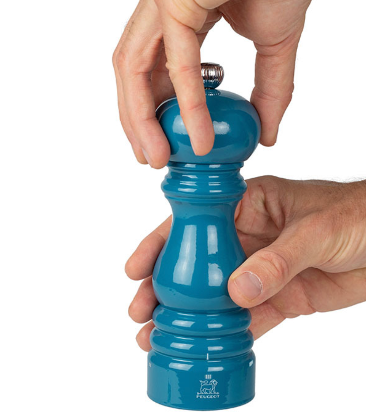 Peugeot Paris u'Select Manual Wooden Pepper Mill – Pacific Blue Gloss – 7"