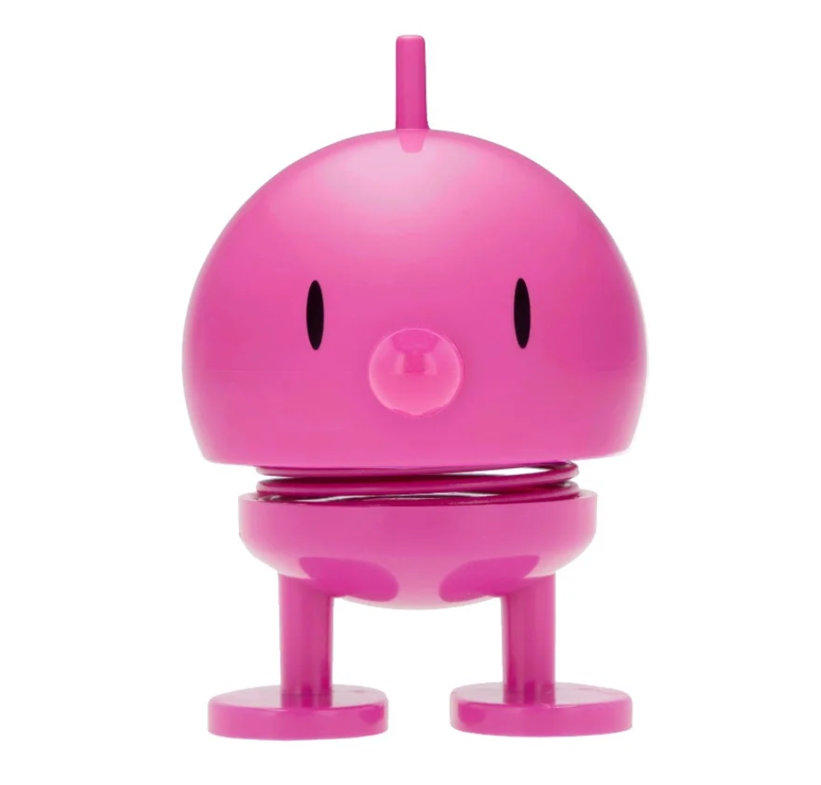 Hoptimist Classic Bobblehead Figure – 3"– Pink