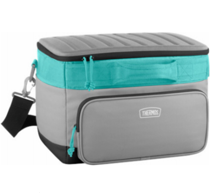 Thermos Soft-Sided Collapsible Cooler – Gray/Mint