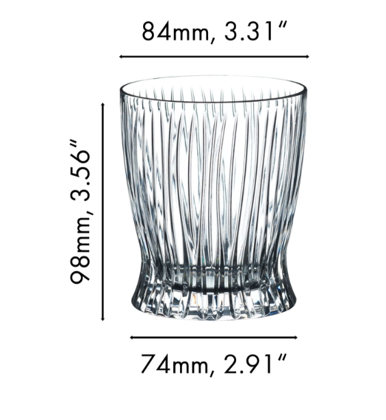 Riedel Tumbler Collection Fire Whiskey Glasses– 10oz. – Set of 2