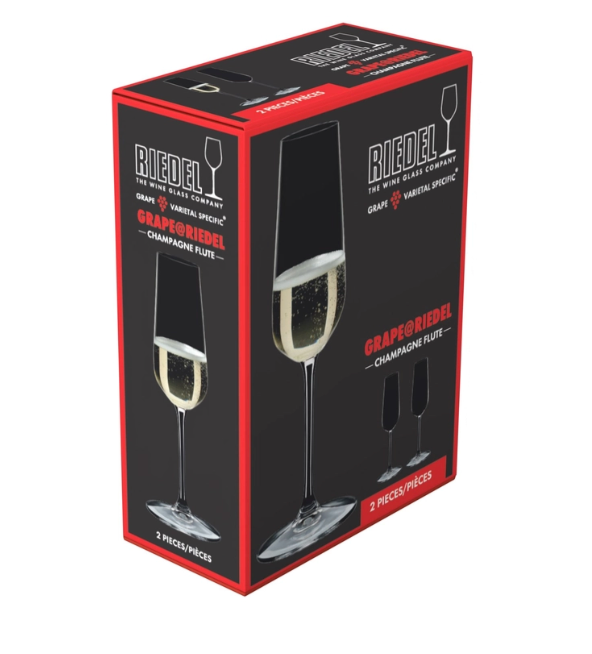 Grape@Riedel Champagne Flute– 8oz. – Set of 2