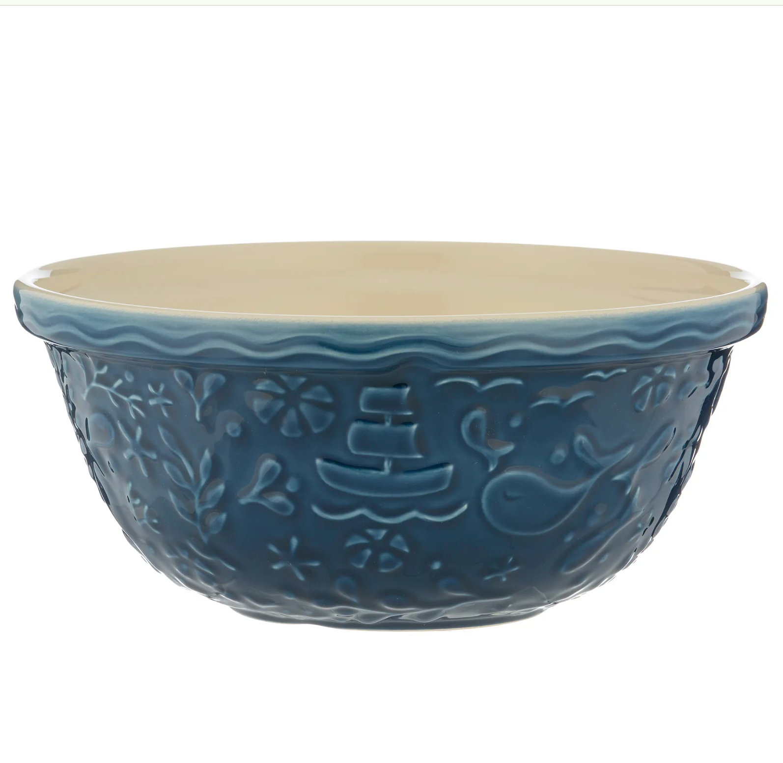 The Mason Cash Ceramic Mixing Bowl – Nautical – Blue – 11.4" x 5.5"
