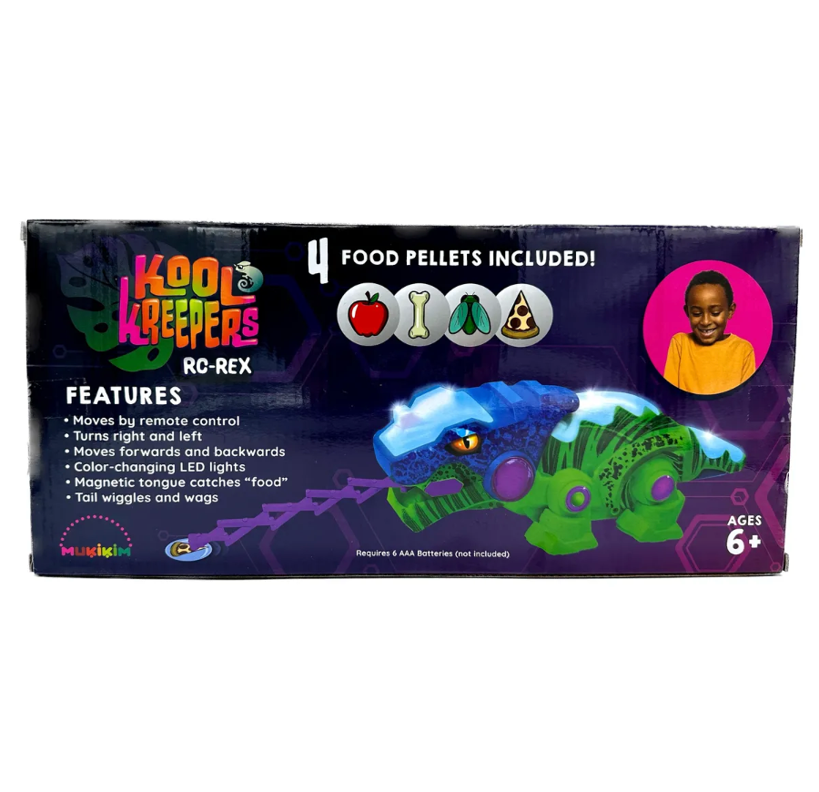 Mukikim REX – Remote Control Lights, Sounds & Color-Changing Dinosaur Toy