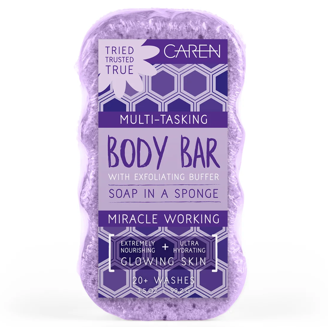 Caren Body Bar Sponge – Loved Purple