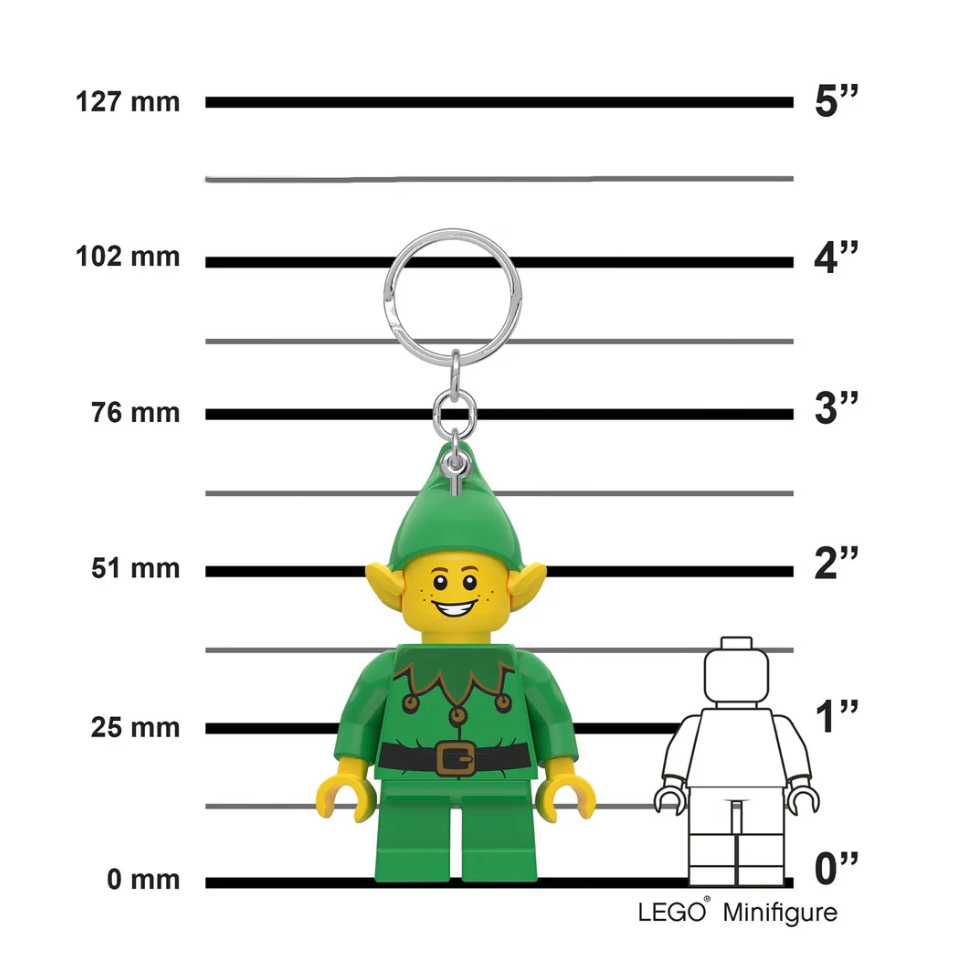 LEGO Minifigures Keychain Light - Holiday Elf