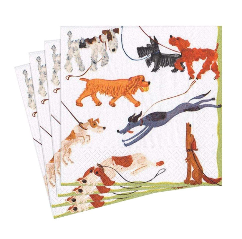 Caspari Best in Show Paper Cocktail Napkins - 20pk