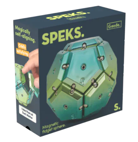 Speks - Geode Chrome Rare Earth Magnet Toy – Gamma Green