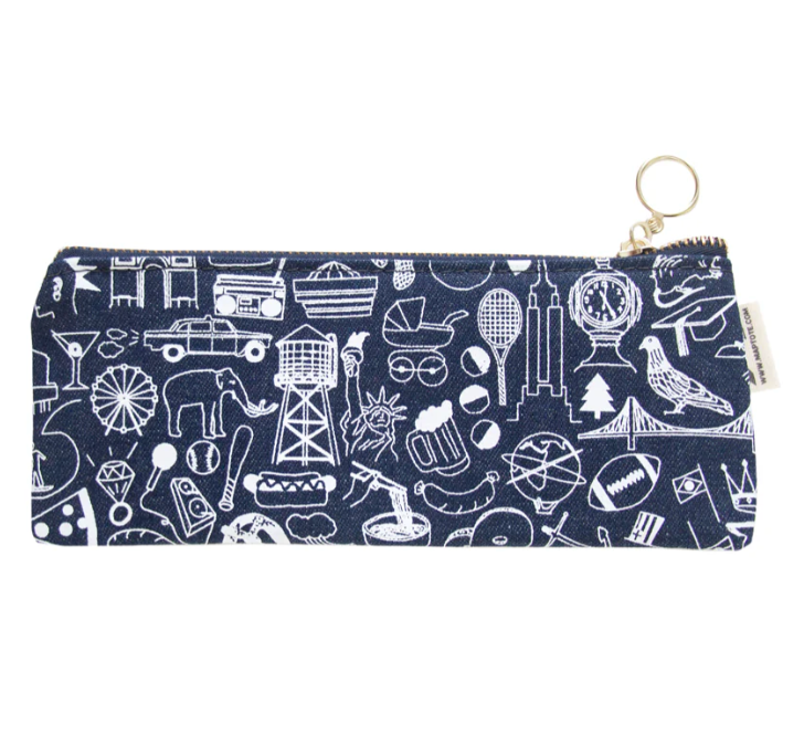 New York City Pencil Pouch – 8" x 3"