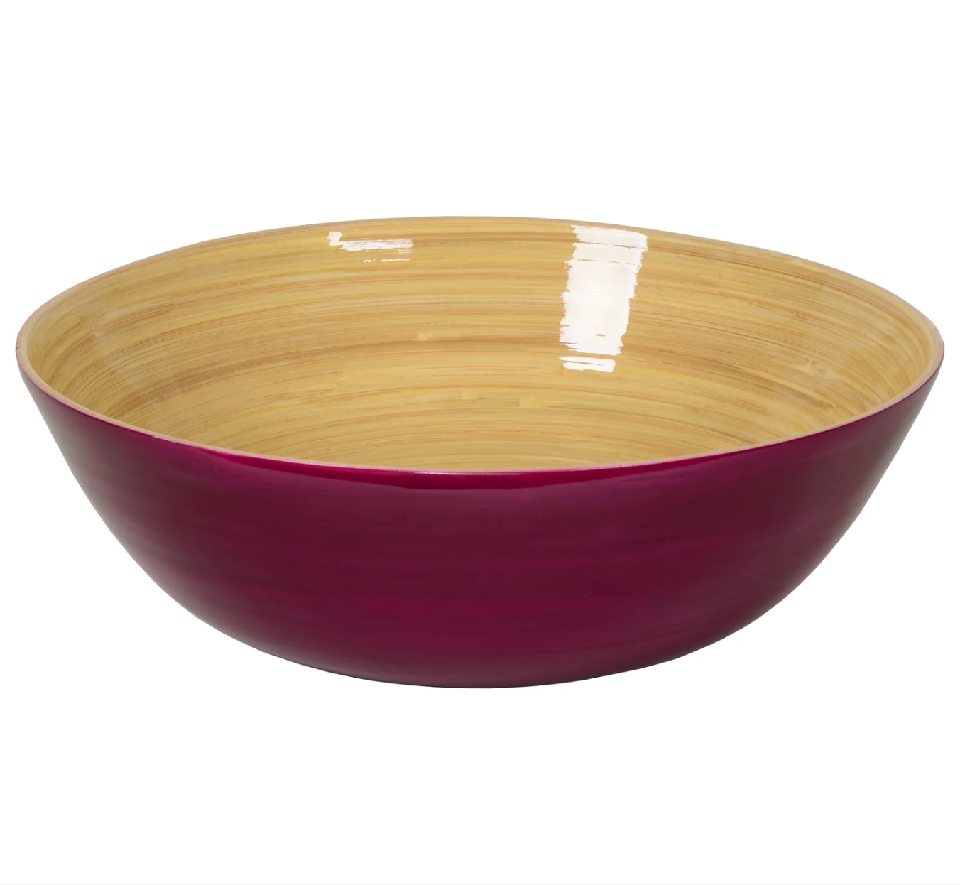 Bamboo Classic Bowl – Blackberry – 11.7"Dia. x 3.9"
