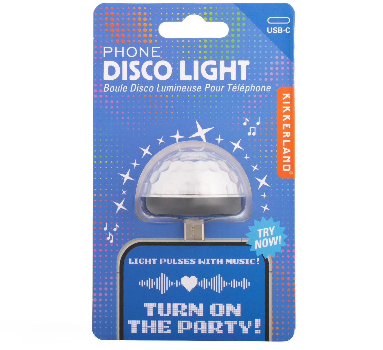 Kikkerland Phone Disco Light – Type C