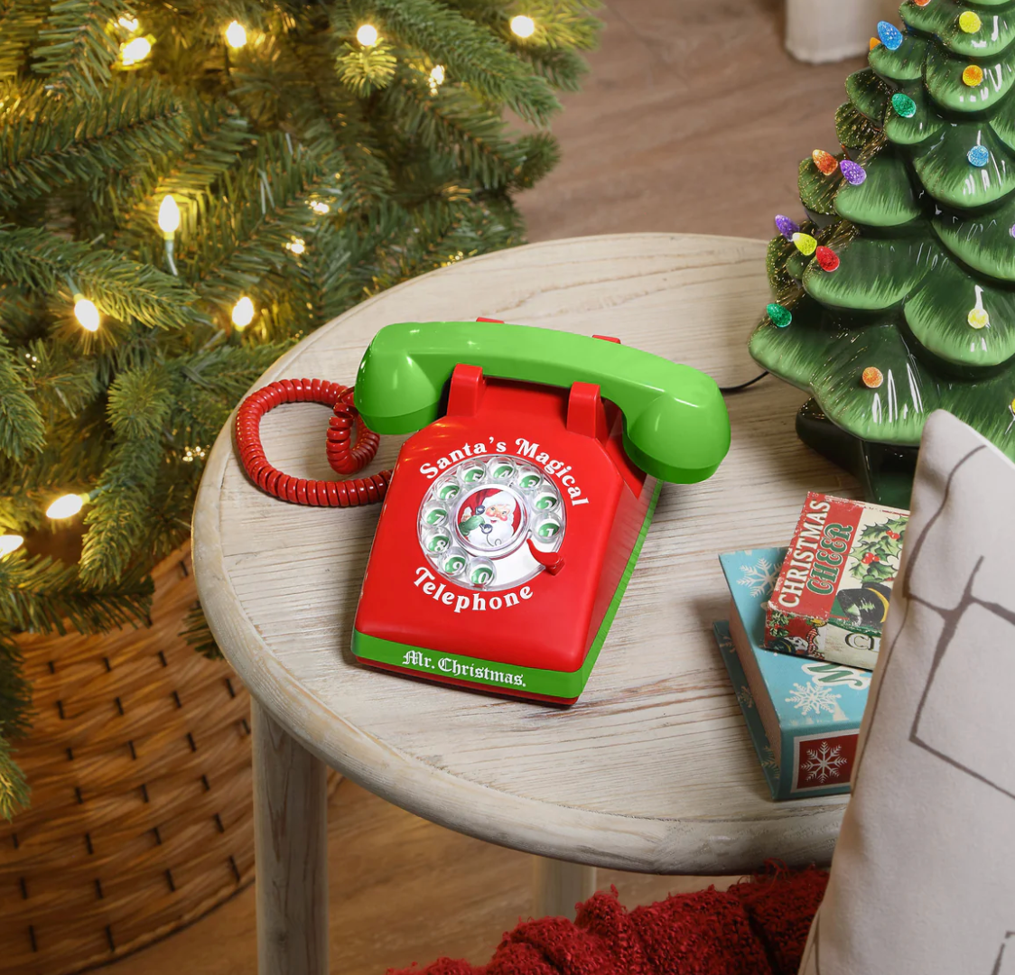 Mr. Christmas Santa's Magical Telephone – Interactive Toy – 8"