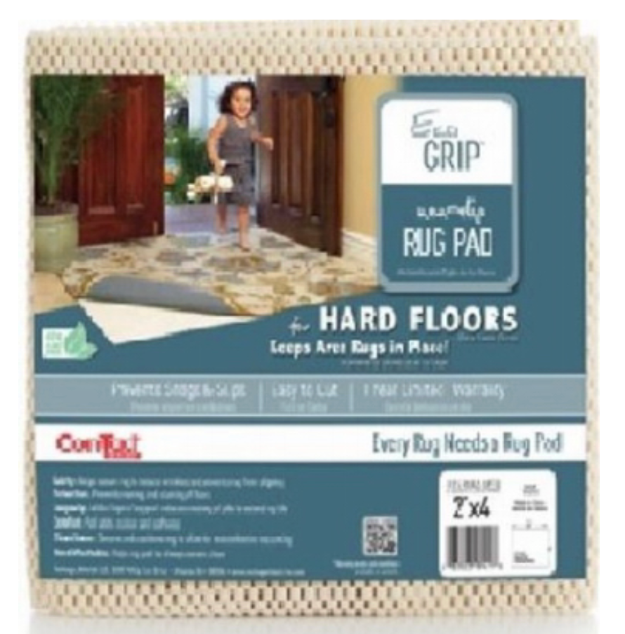 Con-Tact Anti-Slip Rug Grip Pad for Hard Floors – 2 x 4 Ft.