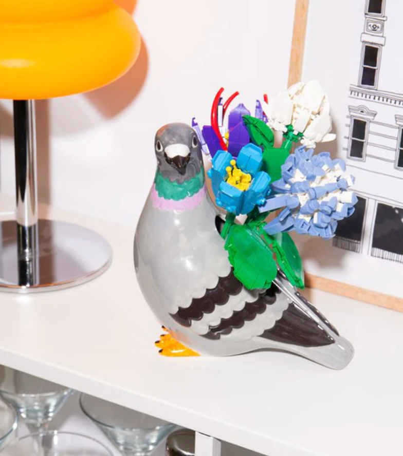 Ceramic Pigeon Vase