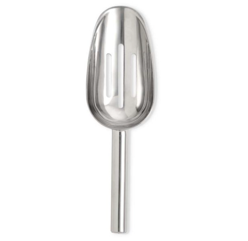 Stainless Steel Slotted Ice Scoop