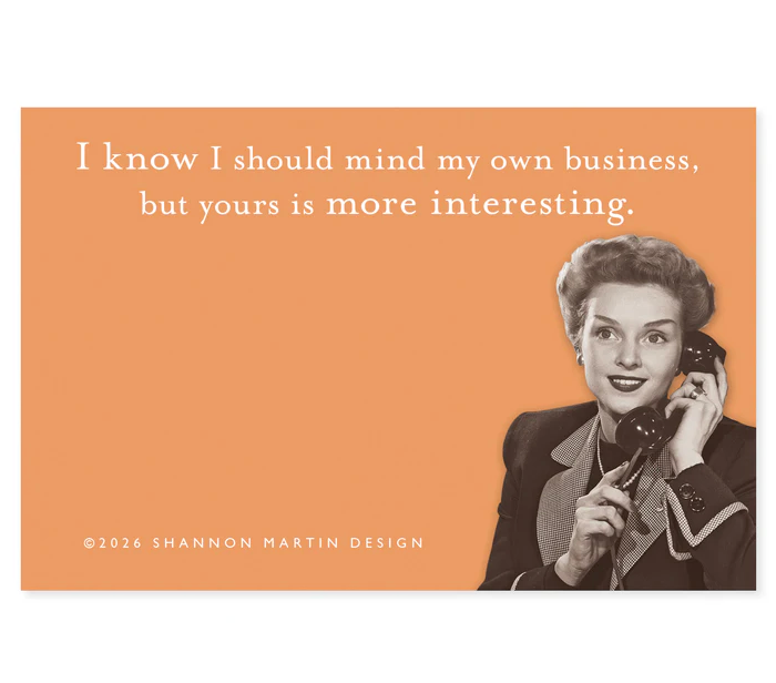 Shannon Martin Sticky Note Pad  – My Own Business