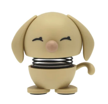 Hoptimist Bobblehead Figure – 2"– Retriever Dog